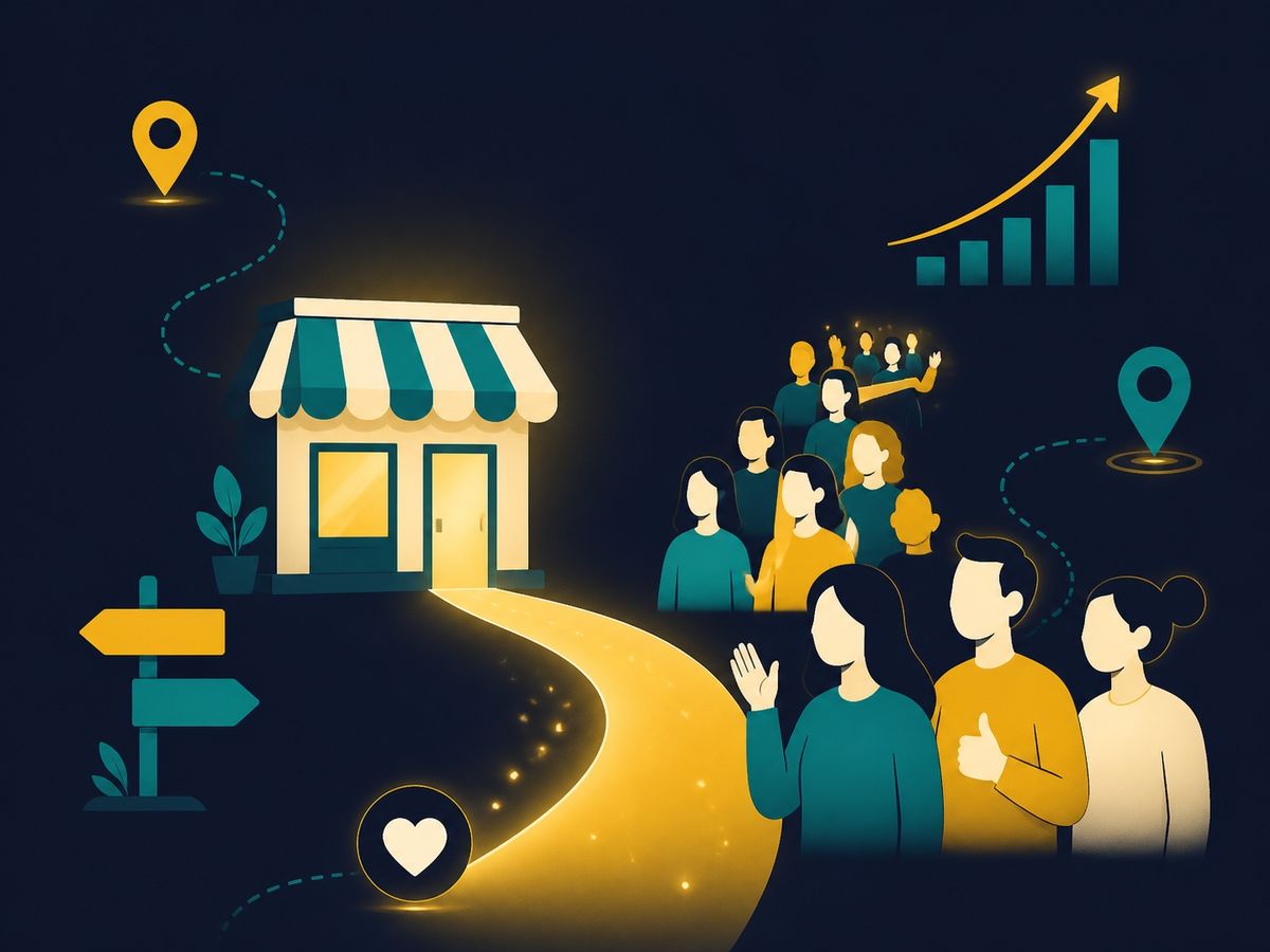 Marketing growth illustration